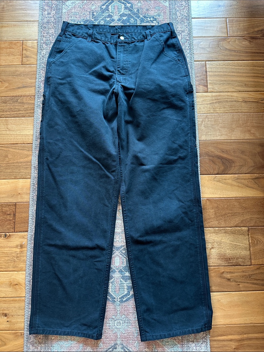 Carhartt heavy cotton duck canvas work jeans - Picture 2 of 5